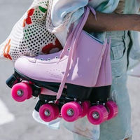 Nouveauté : Patins à roulettes à 4 roues, patins à roulettes en cuir unisexes pour adultes, hommes et femmes, patins pas chers pour la location