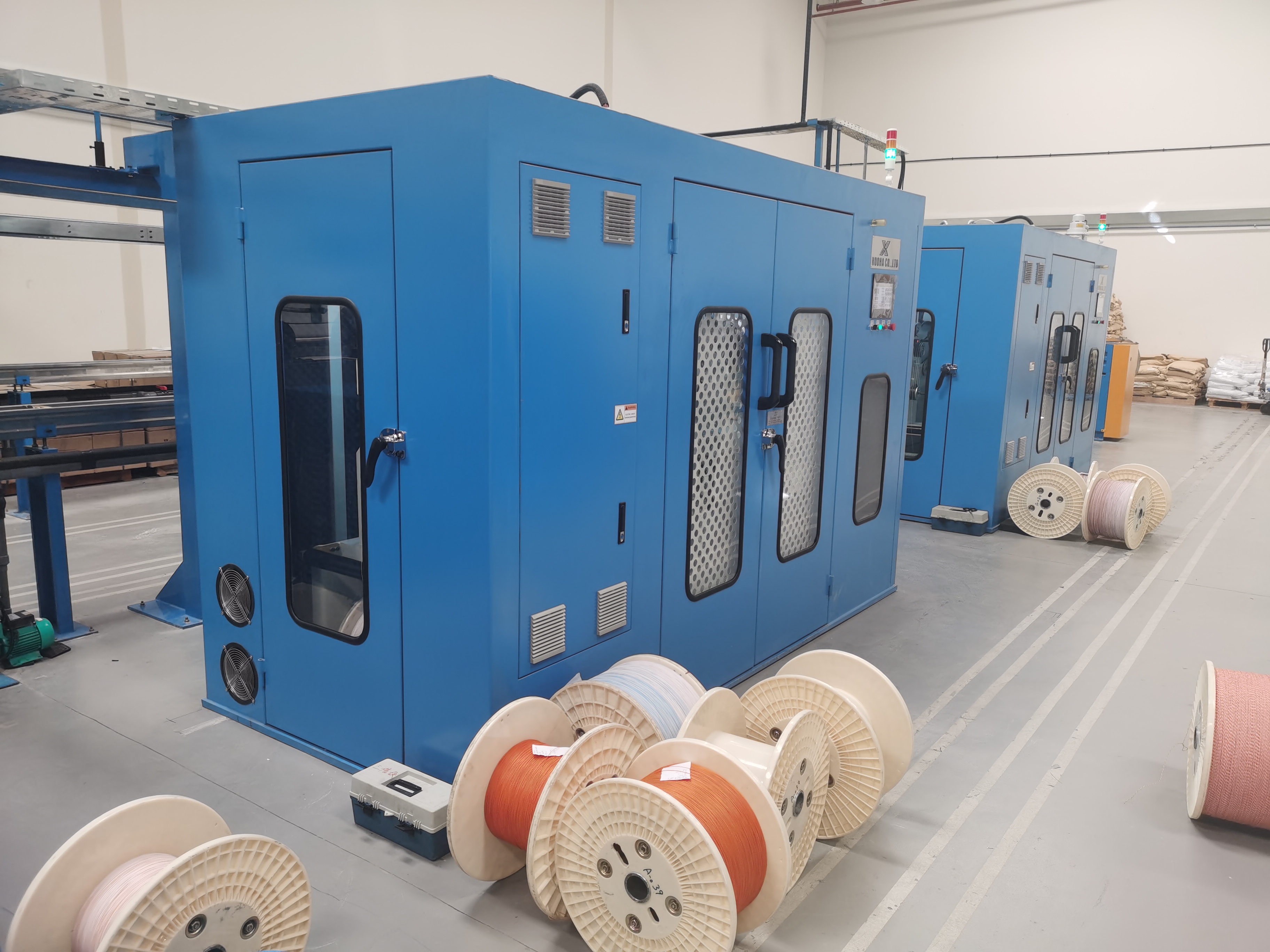 Cat5e Cat6 Lan Cable Making Machine , Network Cable Extrusion Machine