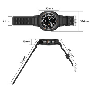 Pour Samsung Galaxy Watch Ultra 47 mm : Ensemble intégré de protection avec bracelet en TPU monobloc - Product Image 3