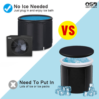 Bain froid pour piscine et spa, intérieur/extérieur, avec machine de refroidissement et de chauffage, et système de désinfection à l'ozone et UV