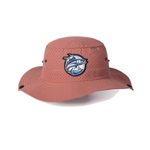 Parche de cuero personalizado UPF 50 + UV Cap Boonie Bucket Hat Sombrero de pesca - Product Image 6