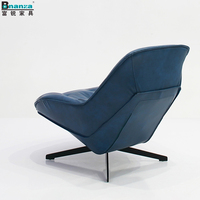Durable rotation chaise de loisirs avec base pivotante Moderne en cuir chaise de Bureau