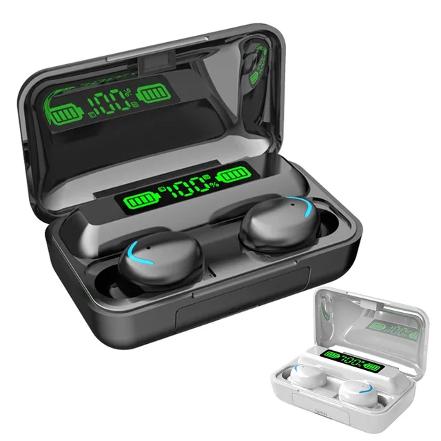 F9-5C Digital Display In-Ear Earbuds Noise Reduction Wireless Earphones Waterproof -Compatible 5.3 Wireless Headphone