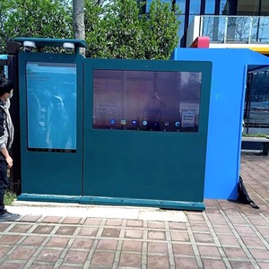 เครื่องโฆษณาแบบหน้าจอสัมผัส LCD กันน้ำสำหรับภายนอกอาคาร Lu Ho พร้อมจอแสดงผลนำทางอัจฉริยะสำหรับสวนสาธารณะและพื้นที่ชมวิว - Product Image 3