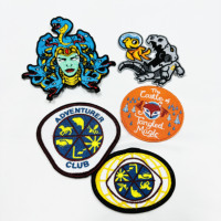 Nouvelle mode personnalisé tissé patch brodé Badges coudre sur des patchs de broderie vêtements chapeaux