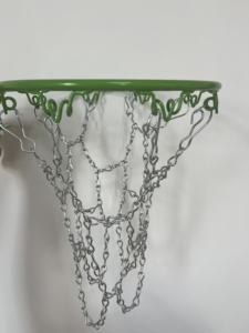 <span class=keywords><strong>Panier</strong></span> <span class=keywords><strong>de</strong></span> <span class=keywords><strong>basket</strong></span> compact avec <span class=keywords><strong>filet</strong></span> à chaîne robuste, parfait pour le bureau et la maison - Product Image 2