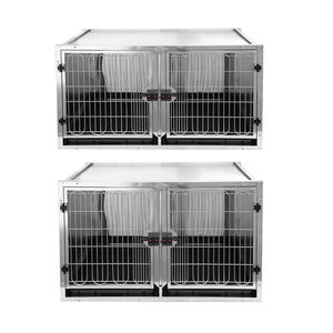 Cages modulaires professionnelles d'emballage plat de chien avec les murs/chenil solides/caisse de chien - Product Image 2