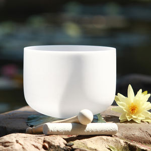 ชามคริสตัลควอตซ์แท้ ขนาด 6-12 นิ้ว ยี่ห้อ Jinfang สำหรับบำบัดเสียงและปรับสมดุลจักระ ช่วยในการทำสมาธิ - Product Image 1