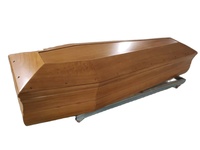 Fabricant de cercueils en bois de Paulownia brillant personnalisés de style européen avec des cercueils et des cercueils de couleur et d'épaisseur de taille personnalisés