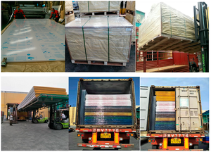 Tấm lợp mái nhà kính bằng polycarbonate rỗng, chất liệu nguyên sinh, trong suốt, kích thước 6MM 8MM 10MM 12MM - Product Image 4