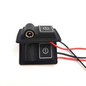 Công suất cao dc5521 nút duy nhất ba tốc độ điều chỉnh nhiệt độ <span class=keywords><strong>push</strong></span> button chuyển 12-24V DC làm bằng <span class=keywords><strong>Silicone</strong></span> - Product Image 2