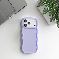 Coque de téléphone portable en silicone TPU souple, couleur unie, mignonne et simple, pour iPhone 17 Air, 17 Pro Max, 16, 15 Plus, 14, 13, 12, 7, 8 Plus – Vente en gros