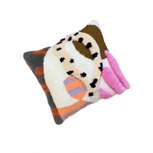 ปลอกหมอนอิงกำมะหยี่ลายการ์ตูนสไตล์โบฮีเมียน ซักมือได้ - Product Image 1