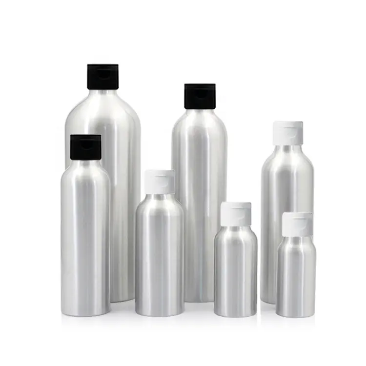 Pot de shampoing vide en acier inoxydable, 150/250/500ml, contenant rond en Aluminium, pour produits cosmétiques, livraison gratuite