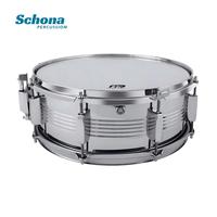 Wholesale 14*5.5 Inch Stainless Steel Shell Marching Snare Drum, Manufacturer Percussion Instrument with Various Sizes