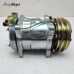 รถแทรคเตอร์คอมเพรสเซอร์แอร์รถยนต์สำหรับ SD508 12V 24V 2ร่อง V - Product Image 4