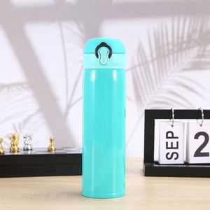 Vaso Aislado de Acero Inoxidable 304 de 500 ml con Tapa Abatible, Diseño de Apertura Rápida con Bloqueo, para Viajes en Auto, Regalo - Product Image 1