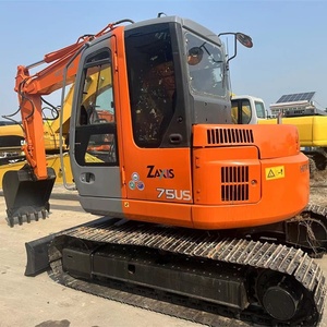 Energy-Saving Design Multi-Mode Fish <b>Pond</b> Expansion Digging 7 Ton Hitachi ZX75US Used Mini Excavator Isuzu Engine Motor Gearbox - Product Image 3