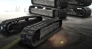 Khung gầm theo dõi tất cả các địa hình Robot nông nghiệp máy móc của cao su theo dõi khung gầm khung gầm theo dõi khung gầm - Product Image 4