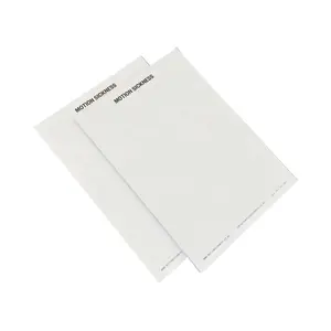 Blocco Note in carta da lettere per ufficio stampato personalizzato blocco Note promozionale A5 a fogli mobili con lavagna grigia da 2mm