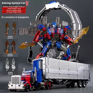 Mô hình đồ chơi <span class=keywords><strong>robot</strong></span> biến hình nhựa cao cấp có cánh, kèm xe kéo và bộ cánh, mới, tỷ lệ 1:48, có chức năng thổi khí - Product Image 3