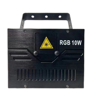Vollfarbiger 3W+3W+4W IP65 LED-Laserlichtprojektor DMX ILDA RGB Show-Projektor für Freizeitparks mit hohem CRI 95, 50° Abstrahlwinkel, kompatibel mit Schneeeffekten