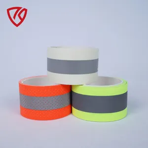 LX EN 20471 Factory Wholesale High Vis Warning Tape Safety Reflective Material Tape Strip For Clothing