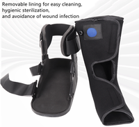 Botte orthopédique pour fracture de la cheville, équipement de physiothérapie de haute qualité, semelle extérieure en caoutchouc intégrée, soutien de la cheville