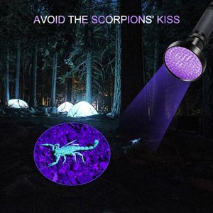 Gran oferta, potente <span class=keywords><strong>linterna</strong></span> UV Led 100, luz negra de 395nm, luz de <span class=keywords><strong>antorcha</strong></span> de gran alcance para curado de uñas e iluminación exterior - Product Image 5