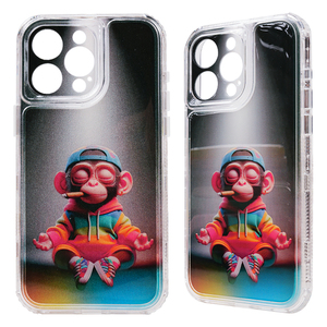 <span class=keywords><strong>Funda</strong></span> trasera de teléfono móvil de TPU con impresión de tinta de andrógeno masculino plateado para iPhone 16 fundas de teléfono para todo tipo de fundas de teléfono - Product Image 4
