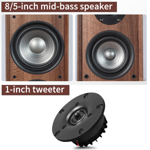 Altavoz de Torre de Alta Gama Nivel 2.0 Frontal para Sala de Estar de Tres Frecuencias Pasivo <span class=keywords><strong>HiFi</strong></span> de Piso Tipo Estéreo para el Hogar en Madera - Product Image 5
