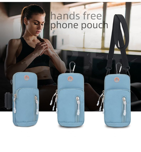 Bolsa de Brazo Deportiva para Correr al Aire Libre, Universal, para Teléfono Móvil, para Fitness, con Correa para la Muñeca, Bandolera y Brazalete para Teléfono - Product Image 3