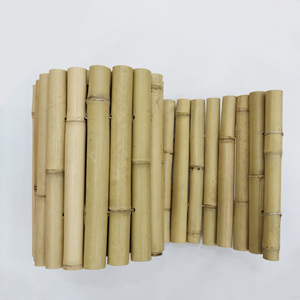 Bordure de jardin en bambou naturel, clôture flexible artisanale, bordure paysagère écologique en bambou pour allées et jardinières - Product Image 1