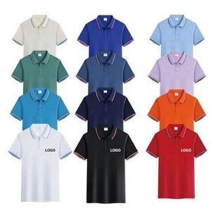 Custom Cheap Smooth Cool Fabric Poly Cotton Materials Polo <b>T</b> Shirts Short Sleeve Men's Polo Shirts - Product Image 5