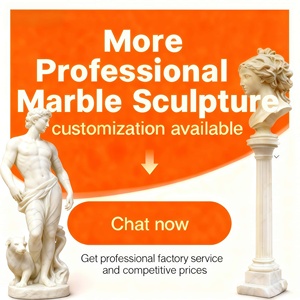 Estátua de Anjo Ocidental em Mármore Esculpida à Mão para Decoração Moderna de Igrejas e Jardins de Vilas, com Tamanho e Cor Personalizáveis - Product Image 6