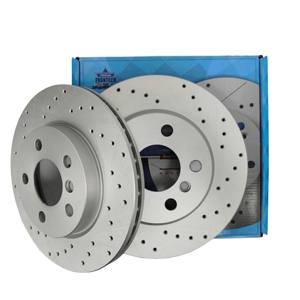 แผ่นดิสก์เบรกโรเตอร์ dBA แบบ slotted drivetec สำหรับ Nissan Qashqai Juke สำหรับ Hyundai สำหรับ Honda สำหรับ CR-V ด้านหลัง - Product Image 1