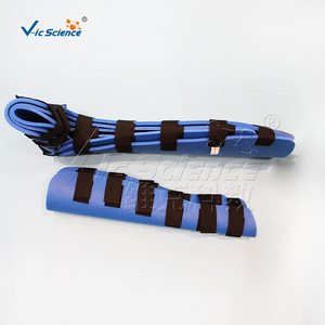 Attelles de jambe malléables en polymère haute densité pour la fixation orthopédique, le sauvetage minier et les premiers secours en extérieur ; entièrement portables. - Product Image 3