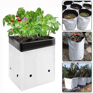 Tomates orgánicos de plástico LDPE personalizados 10 15 20 30 galones en bolsas de cultivo bolsa de cultivo de lona - Product Image 2