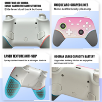 Manette sans fil pour Nintendo Switch 2, avec lumières RVB et boutons arrière, vibration pour Switch/PC/iOS/Android