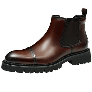 รองเท้าบูทหุ้มข้อผู้ชายสไตล์เรโทรคลาสสิกแฟชั่นปี 2025 กันน้ำ สำหรับฤดูใบไม้ร่วง ฤดูหนาว เดินป่า กิจกรรมกลางแจ้ง ทำงานลำลอง - Product Image 1