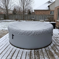 Piscine gonflable de haute qualité avec couverture pour enfants et nouveau-nés, écologique, pour les jeux aquatiques à domicile en été