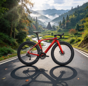 Twitterbike 700c T10pro 全碳纤维公路自行车轮组 TX 24速无线变速碳纤维轮组液压碟刹 - Product Image 1