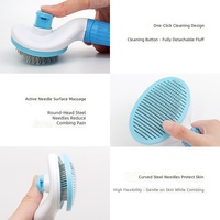 Ensemble de toilettage pour petits animaux de la marque LQ, personnalisable et respectueux de l'environnement, peigne en plastique, brosse à poils, alimenté par piles, pour poils longs