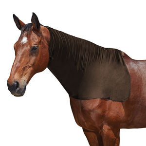 Vente en gros de produits équestres personnalisation draps de cheval tapis de cheval équin capuche extensible confortable avec fermeture éclair - Product Image 2