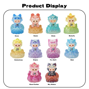 Vendita calda trama in resina personalizzata mistero scatola cieca gatto Kawaii Pai decorazione per la casa regalo all'ingrosso - Product Image 5