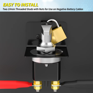 قطع بطارية سيارة أوتوماتيكية 2-دبوس وإيقاف على مفتاح من من من من خلال القفل ولوحة - Product Image 5