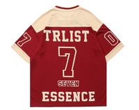 T-shirts en maille de polyester recyclé à séchage rapide pour hommes en gros Maillot de baseball imprimé avec logo personnalisé surdimensionné à manches courtes