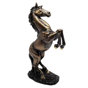 Statue de cheval moderne, Sculpture d'animal, ornements de bureau à domicile, Collection de figurines, ornements de cheval en résine
