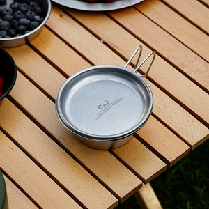 Assiette Soucoupe Multicolore CLS en Acier Inoxydable 304 – Vaisselle Écologique pour Camping et Pique-nique – Marque Privée - Product Image 5