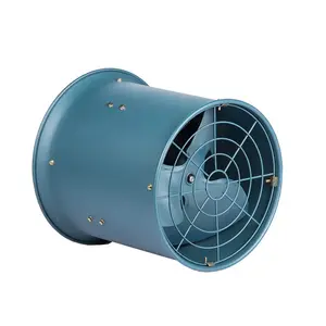 Heavy Duty Low Noise Axial Fan Smoke Extractor Industrial Roof Mounted Duct Exhaust Fan